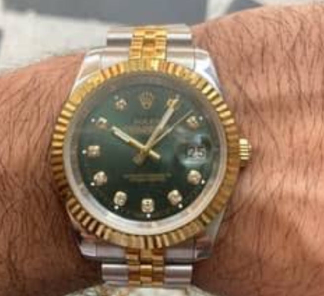 Bi-color Rolex watch